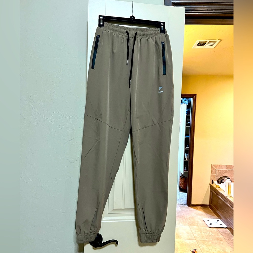 Khaki joggers